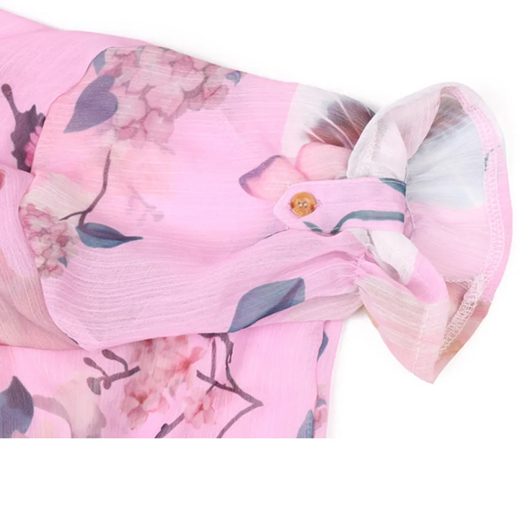 SAGACE, женская блузка, женская, 5xl,, летняя, короткий рукав, свободная, на пуговицах, с принтом, шифон, топ, блузка, рубашка, Повседневная блузка, Новая мода