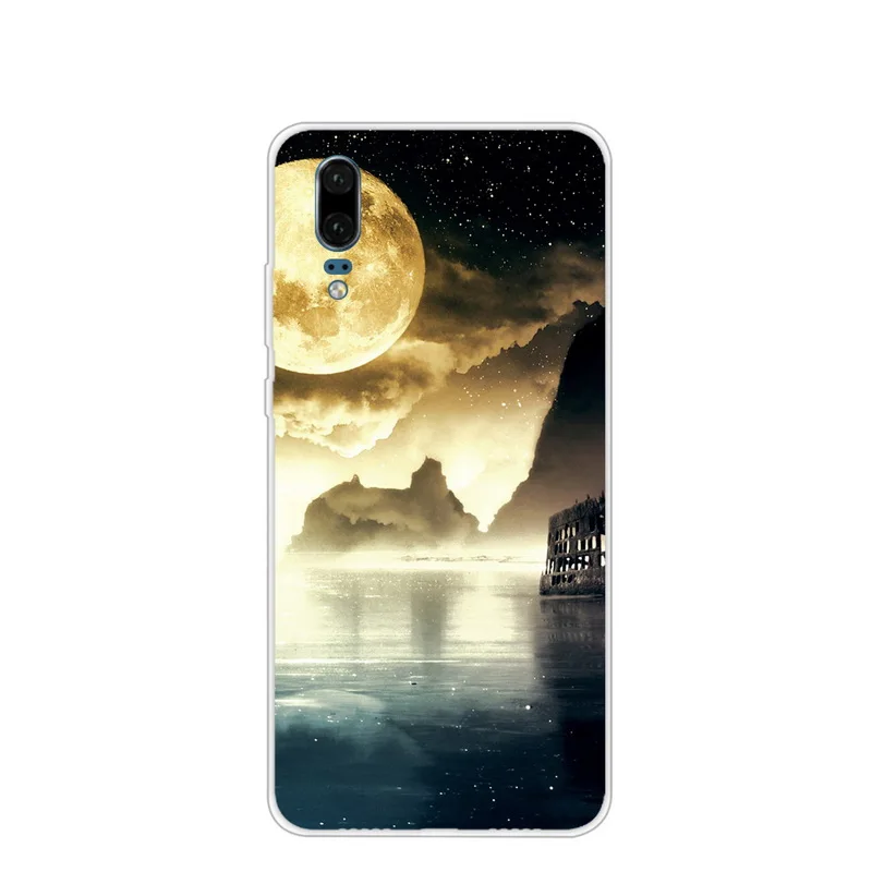 Meaford для Huawei P20 чехол телефона силиконовый мягкий Ультратонкий из ТПУ с