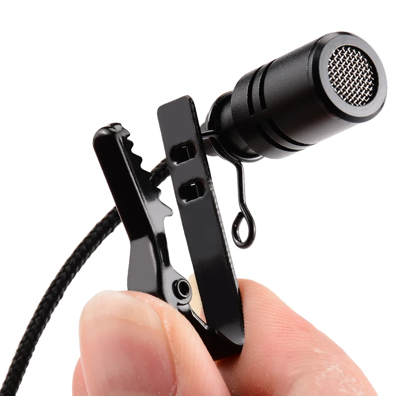 Hangrui Mini 3,5 мм разъем микрофон-петличка с зажимом для галстука микрофоны микрофонный микрофон для говорящих лекций 2,4 м кабель микрофон