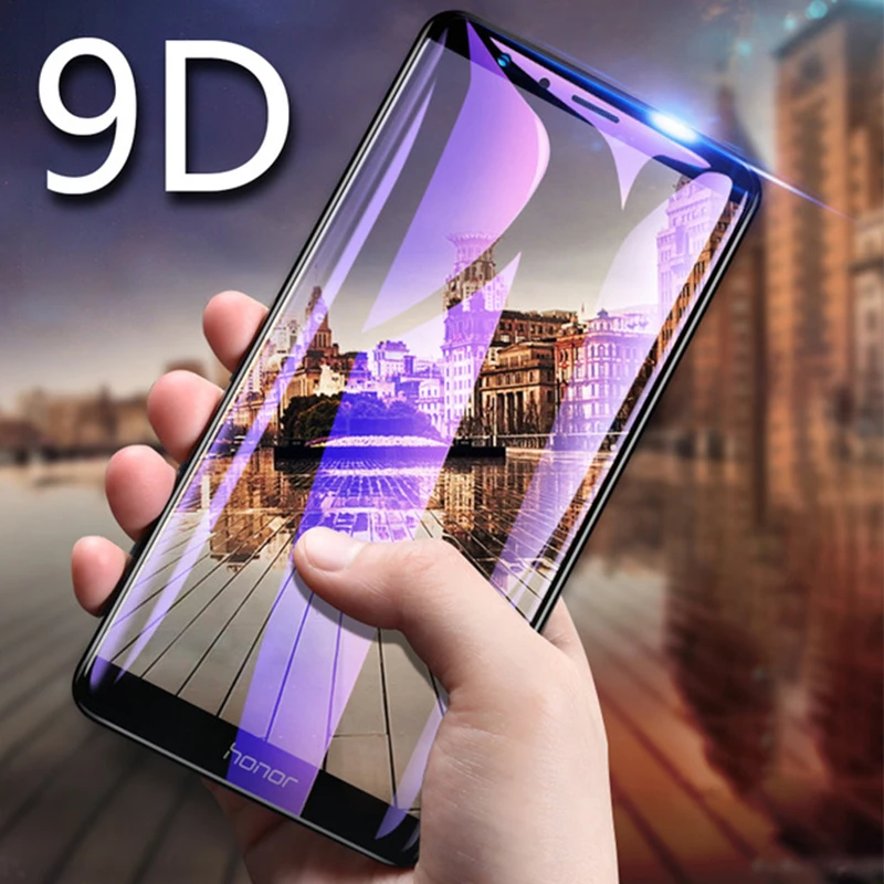 Защитное стекло 9D для Huawei Honor 10 9 lite 20 8x p20 pro p30 полное клеевое покрытие защита