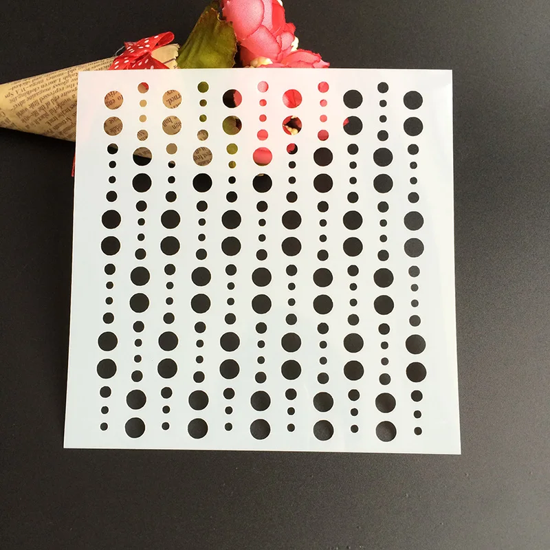 Трафарет для Scapbook трафарет украшения инструмент скрапбукинга 13*13 см 1 шт. | Дом и