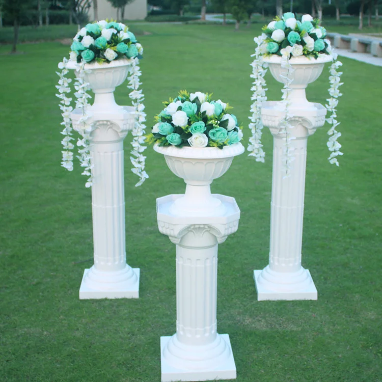 4 шт./лот свадебные пластиковые римские колонны стойки реквизиты дорожные