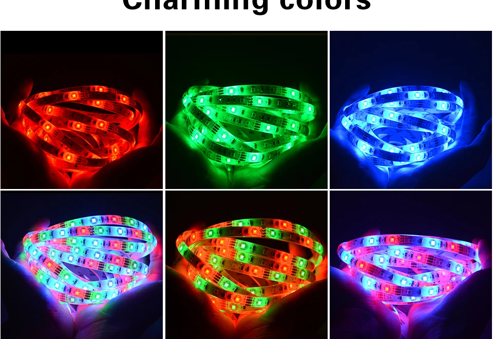 5 В USB RGB светодиодный светильник 60 светодиодный s/m SMD 2835 3528 Светодиодный диодный ленточный светильник HD tv Настольный ПК подсветка экрана 0,5 м 1 м 2 м 3 м 4 м 5 м
