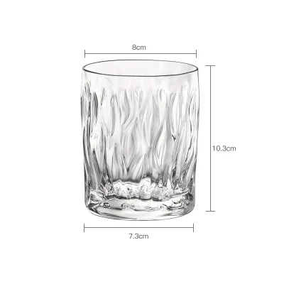 transparent 350ml Скандинавская креативная цветная стеклянная чашка без свинца хрустальные чашки большой емкости пивное вино бокал es Бар стеклянная посуда для гостиниц Выгравированная цветная чашка - Цвет: transparent 350ml