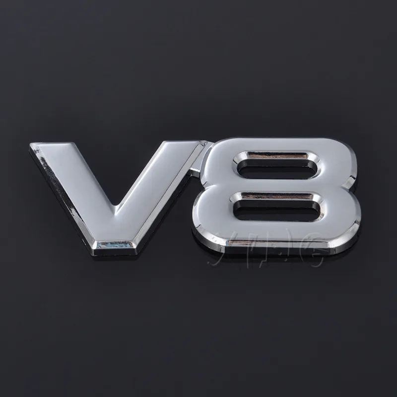 Автомобильная наклейка автомобильный значок эмблема для V8 Логотип BMW Audi Volkswagen Ford