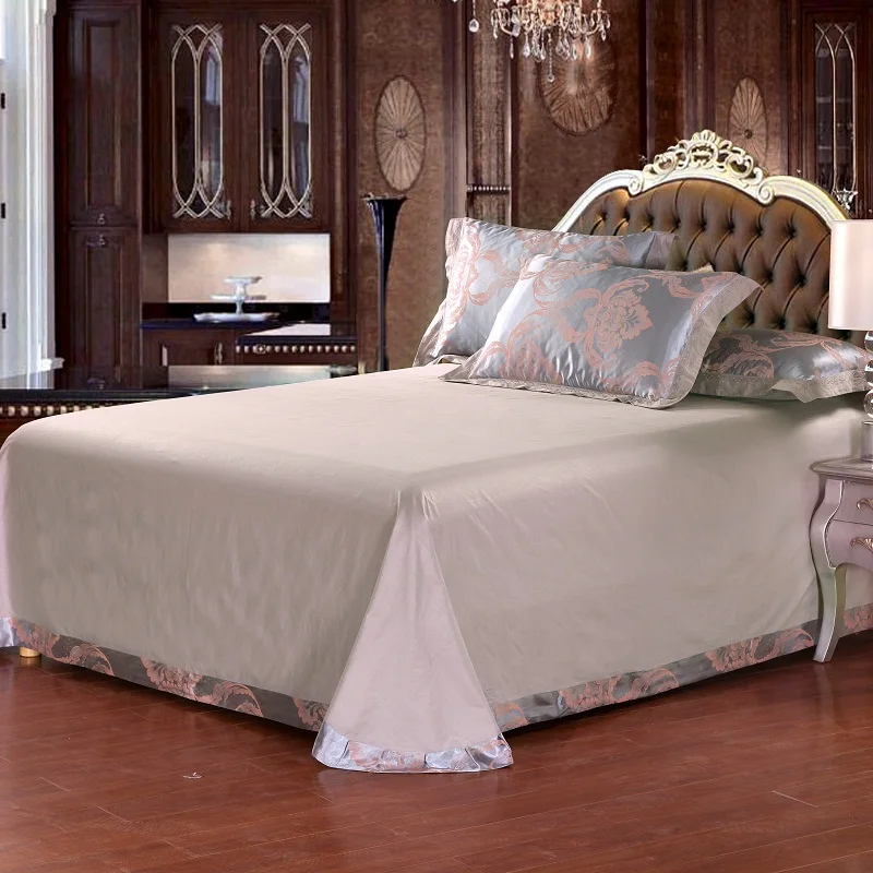 Горячая продажа свадебные 4 шт жаккардовые роскошные комплекты постельного