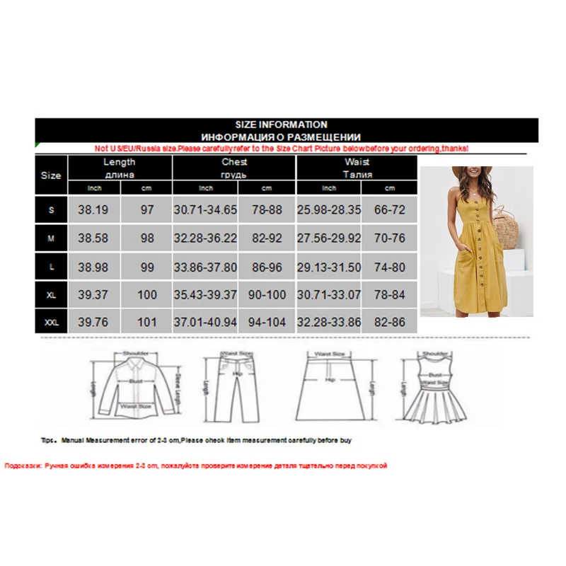 2019 элегантное женское платье на пуговицах с карманами желтое хлопковое миди без
