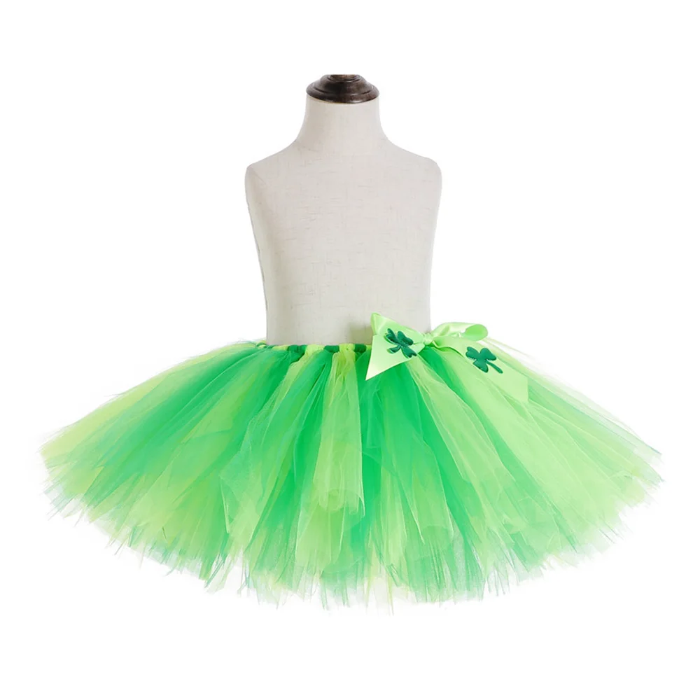 Design 5 Girls Skirt Радужная юбка из тюля и нейлоновой сетки до колена Детский Школьный костюм Праздничная Пасхальная юбка-пачка с бантом из ленты - Цвет: Design 5 Girls Skirt