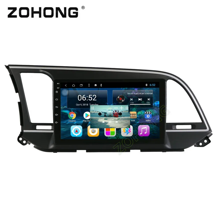 2.5D PIP Octa 8 ядерный Android автомобильный мультимедийный dvd-плеер для hyundai Elantra Автомобильный gps навигатор Авторадио wifi карта