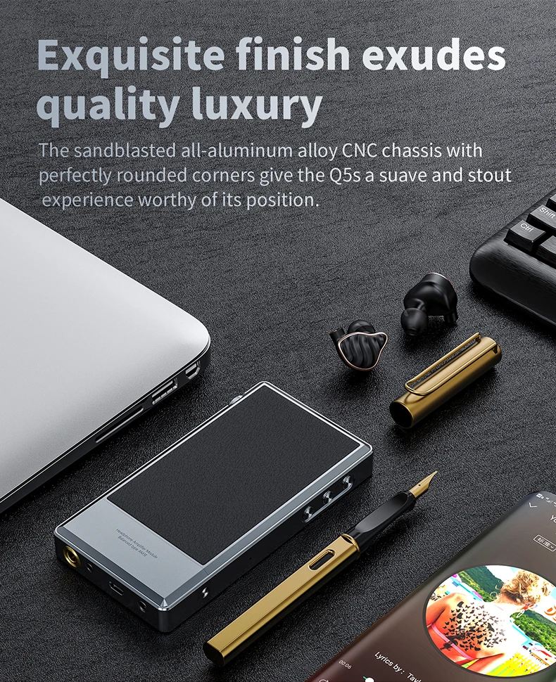 FiiO Q5s Bluetooth 5,0 Dual AK4493EQ DSD256 PCM 768 k/32 бит ЦАП и усилитель USB ЦАП усилитель для iPhone/компьютера/Android/sony