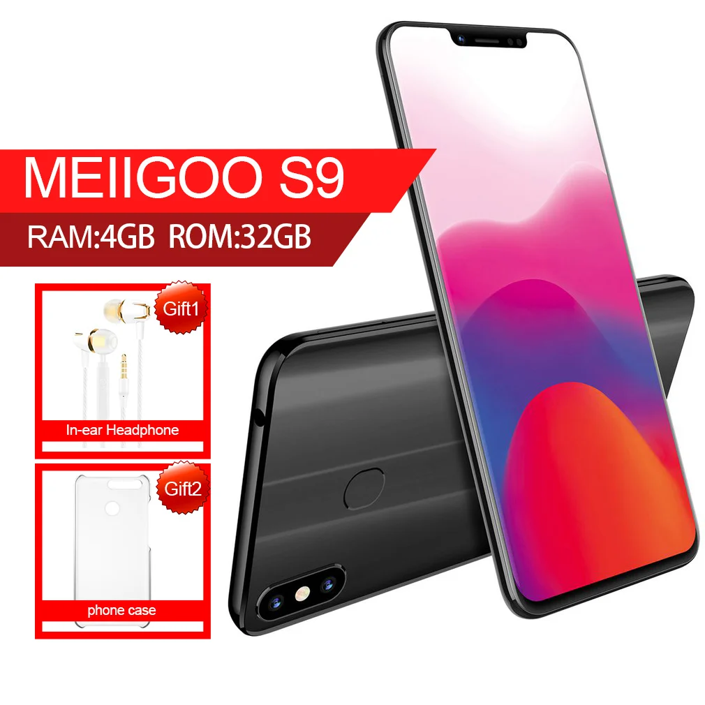 Оригинальный MEIIGOO S9 6 18 &quotFHD 5000 мАч мобильного телефона mtk6750t восемь ядер 4 ГБ + 32 13MP