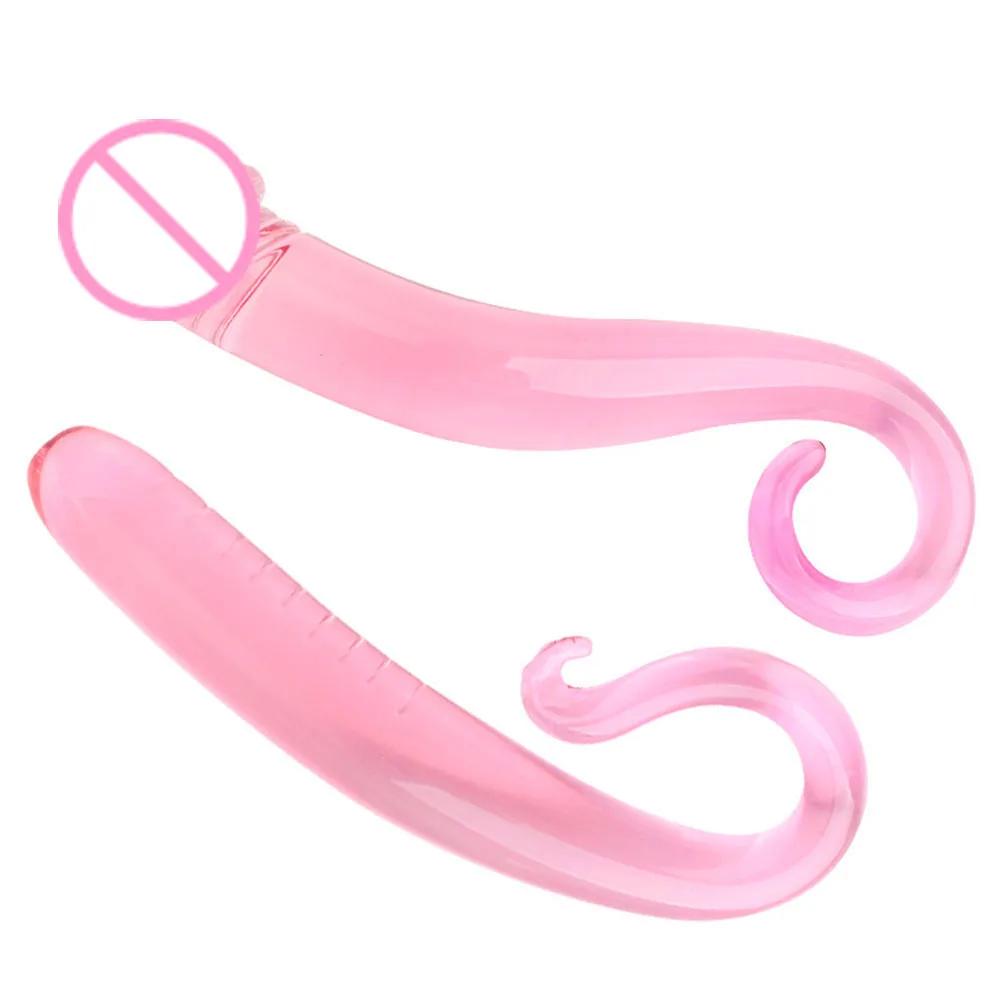 Reusable Women Masturbation Glass Dildo Anal Butt Plug Fake Penis Adult Sex Toy Features: Prostate Massager | Красота и здоровье