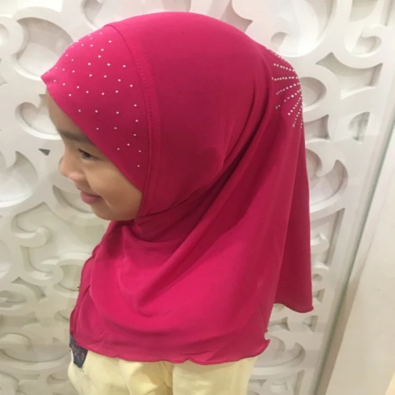 H1388 beautiful small girl hijab Islamic hijab scarf muslim girls hijab scarf