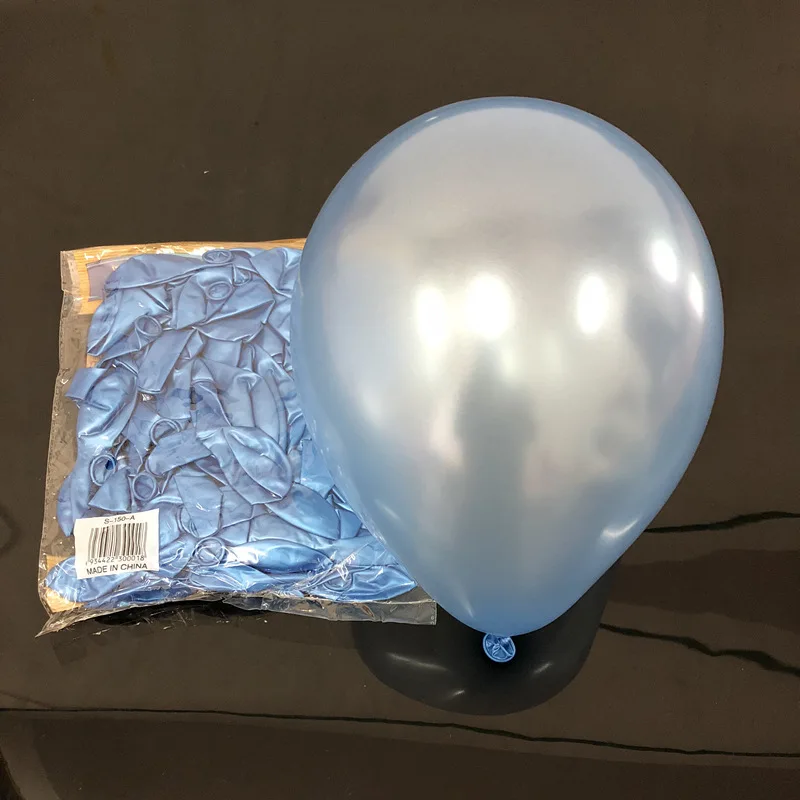 16 100Pcs birthday balloons 10inch 1.5g Latex Helium balloon Thickening Pearl party balloon Party Ball kid child toy wedding ballon - Цвет: 16