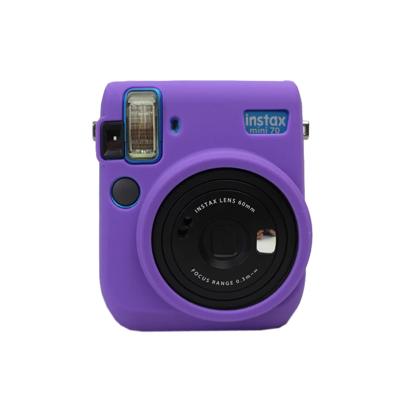Портативный резиновый силиконовый чехол для камеры fujifilm instax mini70 mini90 mini 70 90