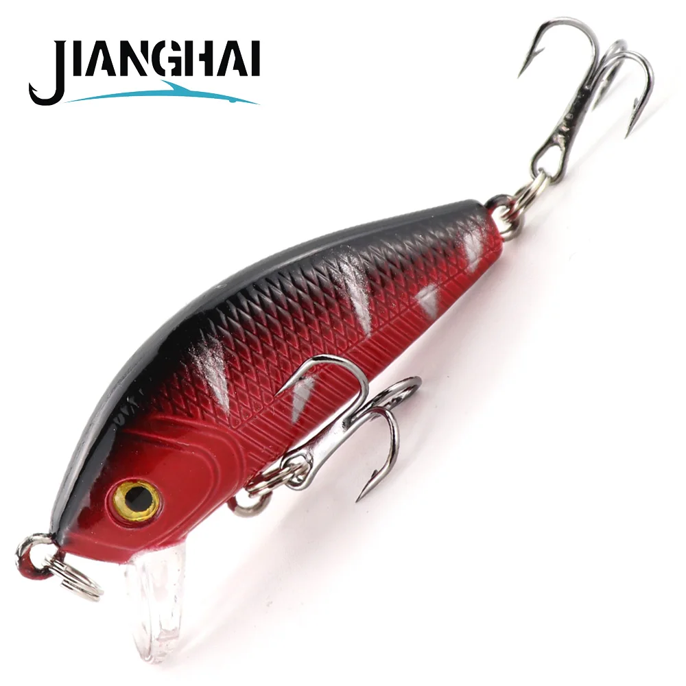 JangHai Minnow рыболовные приманки 50 мм 4 г плавающая Isca искусственная японская твердая