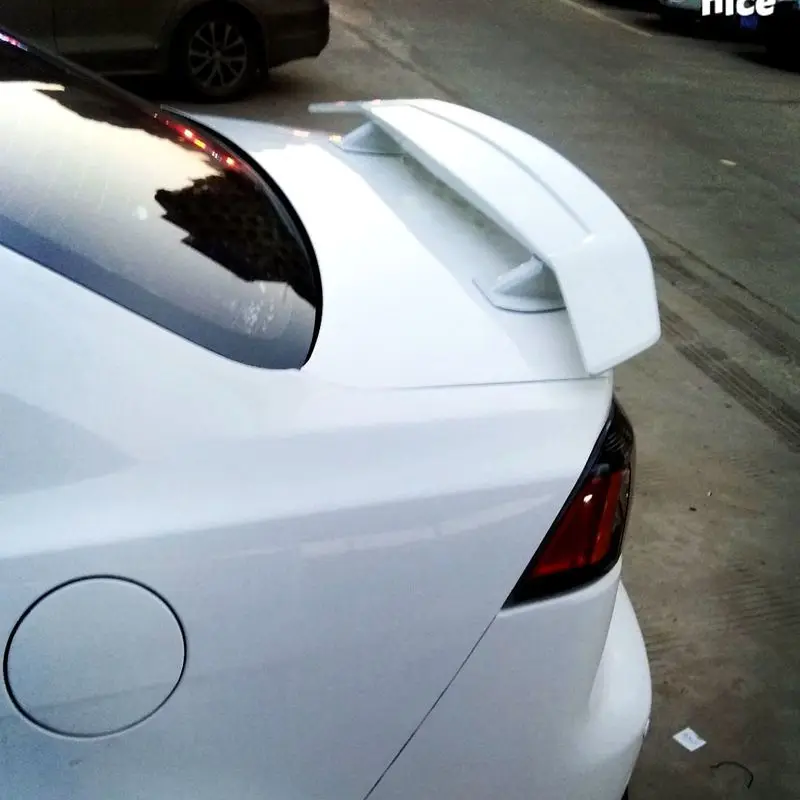 Для Mitsubishi Lancer 2010 2011 2012 2013 ABS Материал светодиодный светильник праймер цвет украшение в виде хвостового крыла задний спойлер багажника