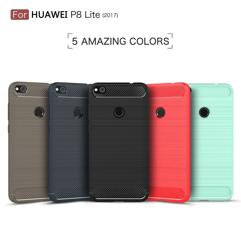 Новые чехлы для смартфонов Huawei P8 Lite 2017 30 шт./партия матовый тонкий плотный чехол