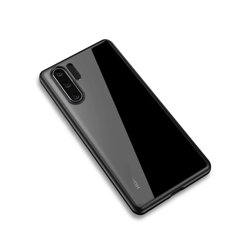 Black IPAKY прозрачный силиконовый чехол для телефона чехол на хуавей р30 лайт про р 30 30лайт 30про huawei P30 Lite Pro P п 30 64/128/256 GB бампер - Цвет: Black