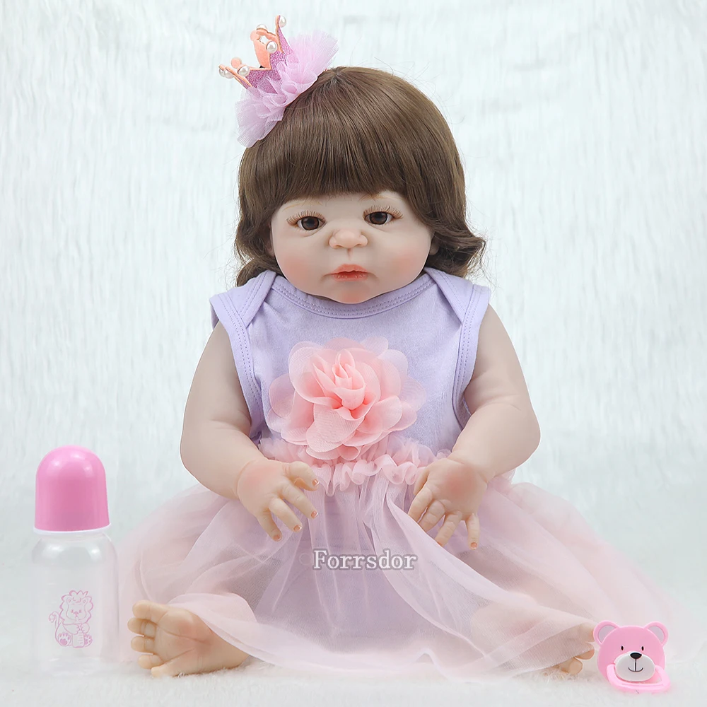 Реалистичная силиконовая кукла младенец 57 см| |