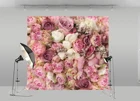 Фон BEIPOTO с розовыми розами и цветами для свадьбы, большой фон для свадебной вечеринки, реквизит для будущей мамы, реквизит для новорожденных, баннер на день рождения, десертный стол