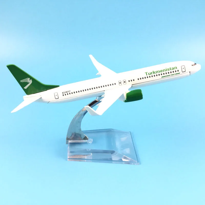 Бесплатная доставка 16 см модель самолета 737 800 из металлического сплава игрушки