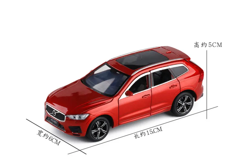 1/32 сплав XC60 SUV внедорожный литья под давлением игрушечные машины звук световой вытяните назад автомобиль игрушки для детей