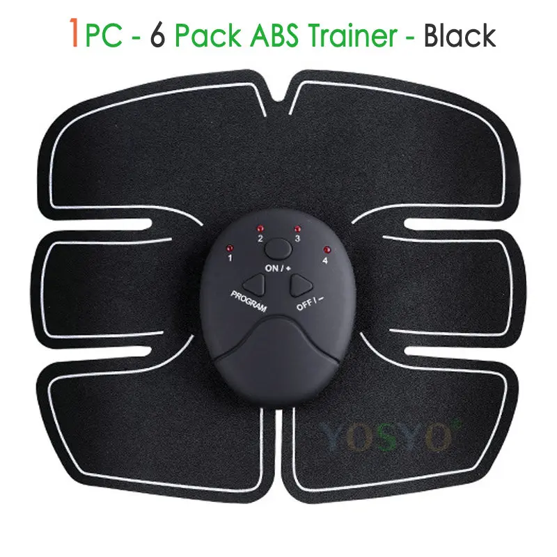 6 Pack ABS only EMS Массажер для мышечного стимулятора тренажер ABS стимулятор беспроводной умный фитнес для мышц пресса ягодицы приспособление для коррекции фигуры похудения - Цвет: 6 Pack ABS only