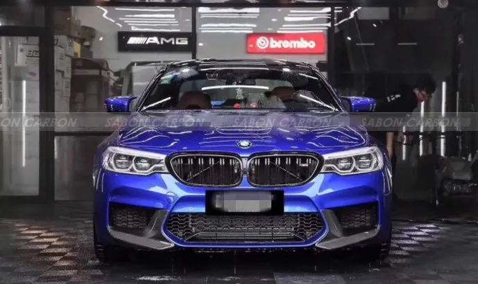 Комплект для автомобиля BMW F90 M5 передний сплиттер решетка задний бампер спойлер