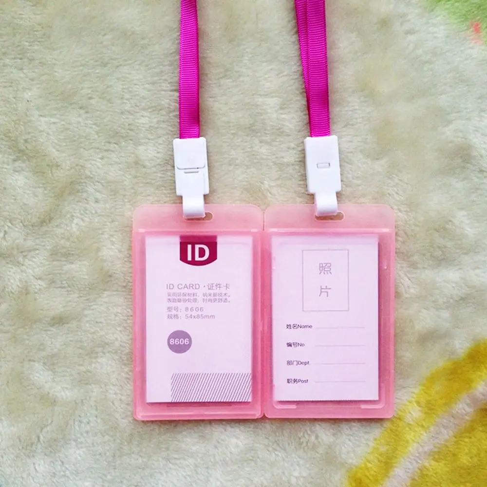 Новый жесткий пластиковый бизнес идентификатор автобуса карта значок чехол