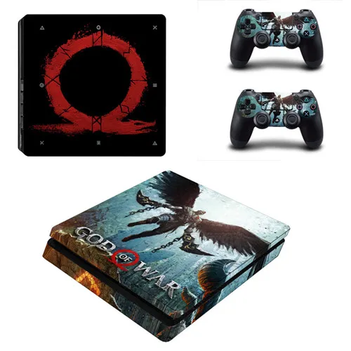Игра God of War 4 PS4 тонкая наклейка для sony playstation 4 консоль и 2 контроллера PS4 тонкая наклейка s винил - Цвет: YSP4S-2203