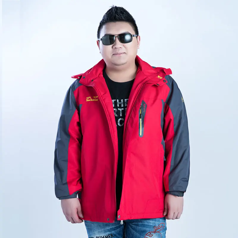 

plus size 9XL 8XL 7XL 6XL 5XL 2018 new Large Size 6 Colors Warm Winter Jacket Men Windproof Hood Men Jacket free delivery