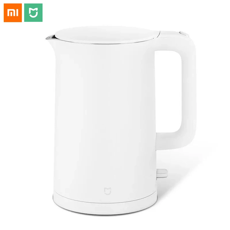 Xiaomi Mijia электрический чайник для воды 1.5L быстрое закипание 304 Нержавеющая сталь вкладыш 1800 Вт бойлер газовый котел водонагреватель чайник с защитой от ожогов