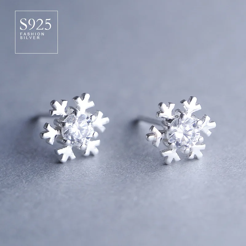 Женские маленькие шпильки с инкрустацией снега ювелирные изделия из