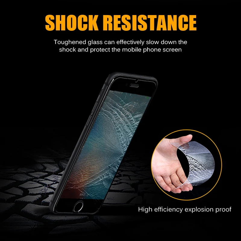 Защитное закаленное стекло HOPCHAM премиум класса для iPhone 6 6s 7 8 Plus 5 5S Защита от