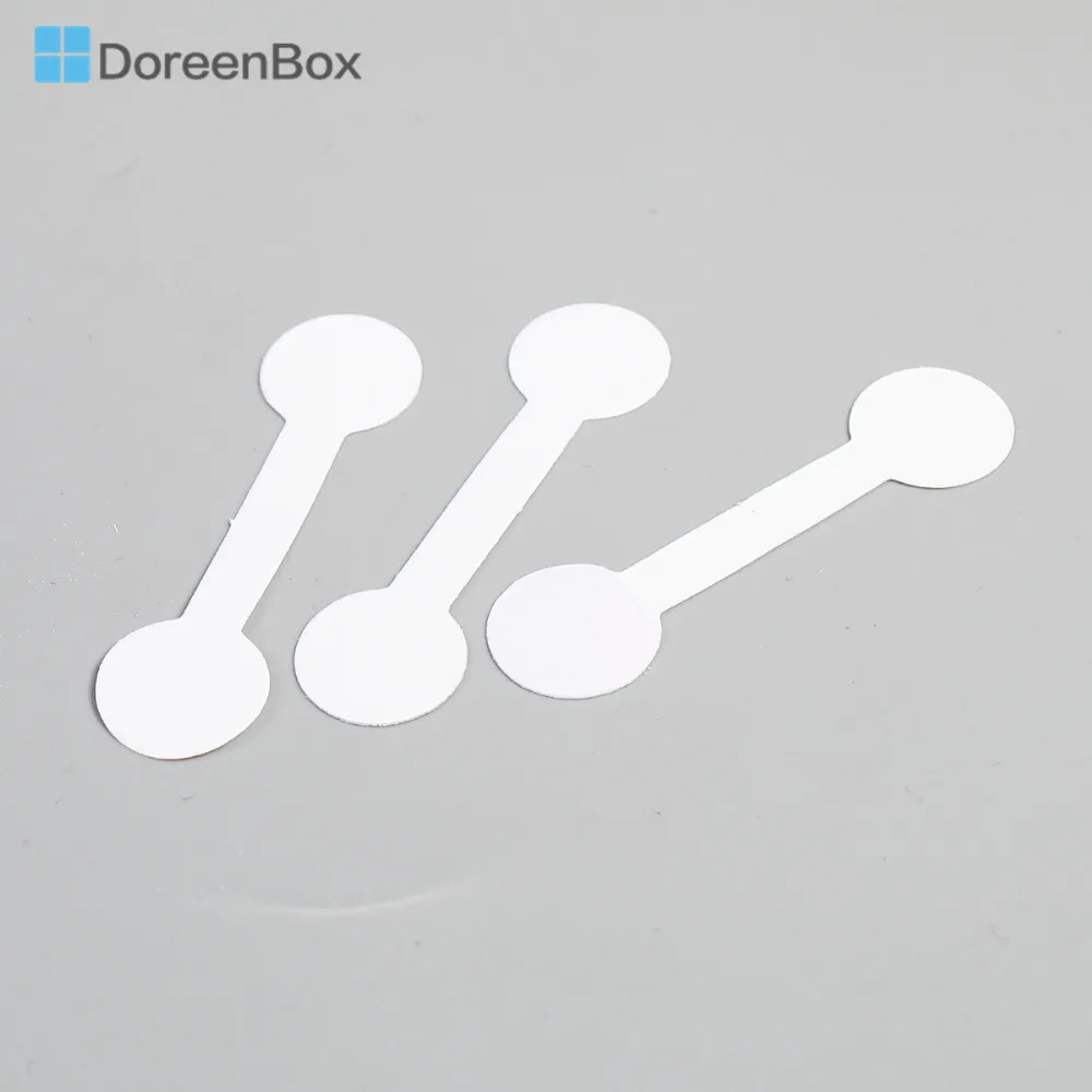 Doreen Box белая бумажная цена бирка для дисплея кольцо ожерелья 4 9 см x 1 3 50 шт. |