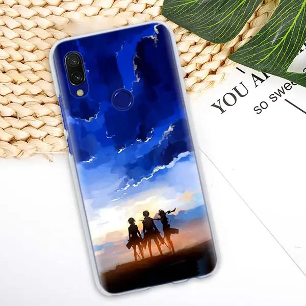 06 Аниме атака на Титанов девушка чехол для Xiaomi Redmi 7 6 6A 5 Plus 5A Note 5 6 7 Pro 4X S2 GO Pocophone F1 чехол для телефона Coque - Цвет: 06