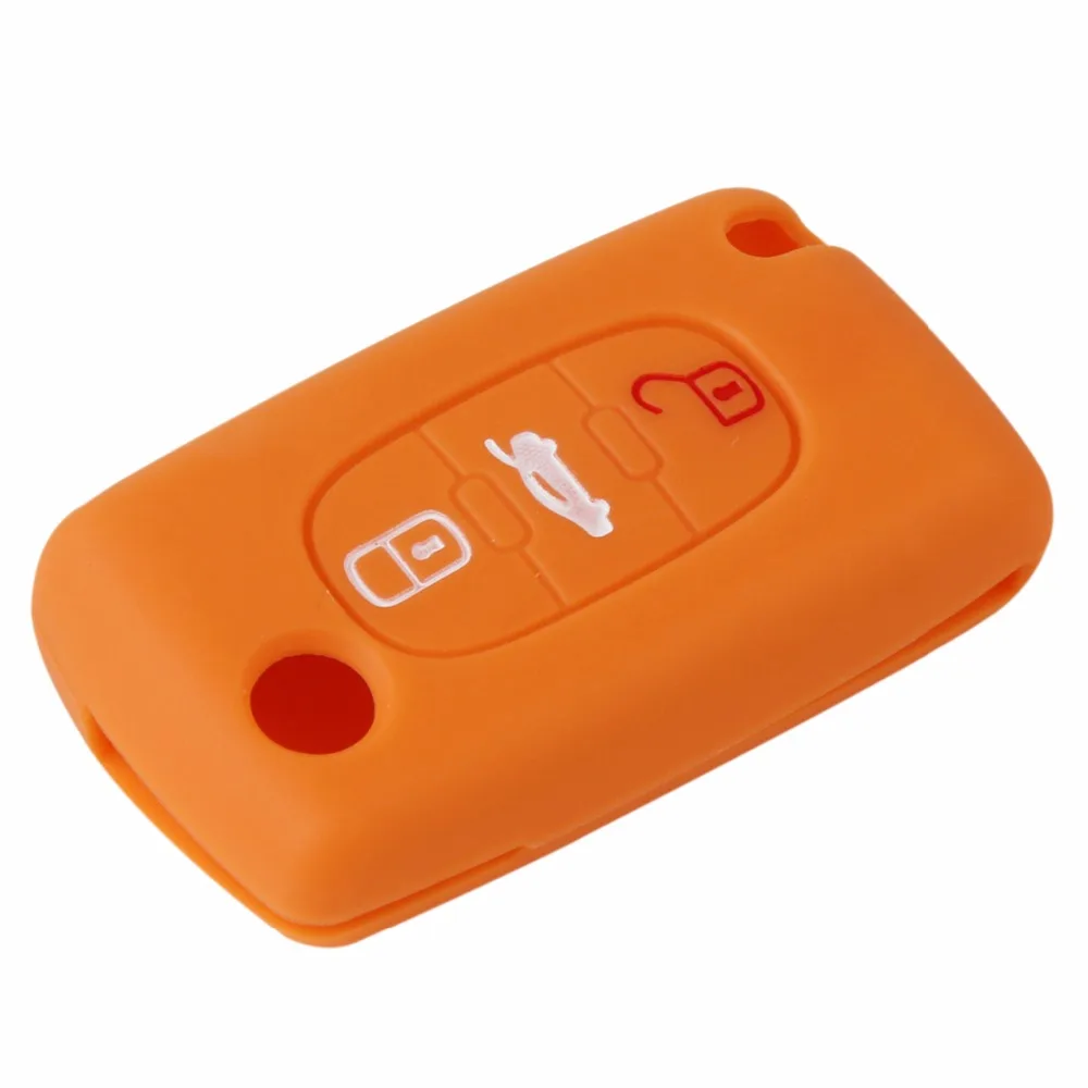 Новый силиконовый чехол для ключа с дистанционным управлением и 3 кнопками