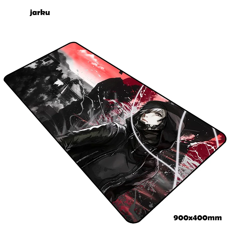 size 900x400x2mm Коврик для мыши с изображением Токийского Гуля 900x400 мм, эргономичный коврик для мыши, лучший игровой коврик для геймера, офисный персональный Коврик для мыши, клавиатура, ПК - Цвет: size 900x400x2mm