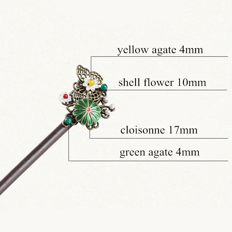 Yanting роскошные украшения для волос женщин этнические палочки Винтажные