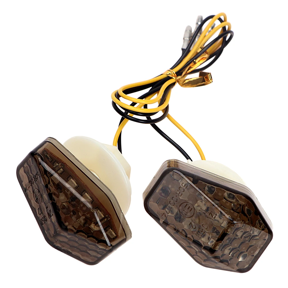 2 шт./компл. указатели поворота универсальные желтые фонари для Сузуки мотоцикл