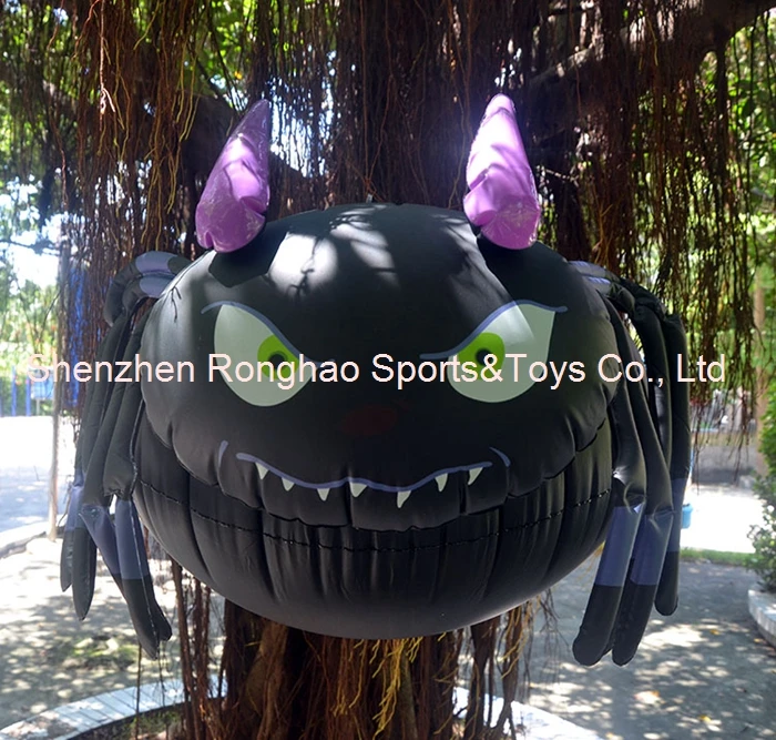 ПВХ герметичный Хэллоуин надувной анимационный паук наружное украшение двора