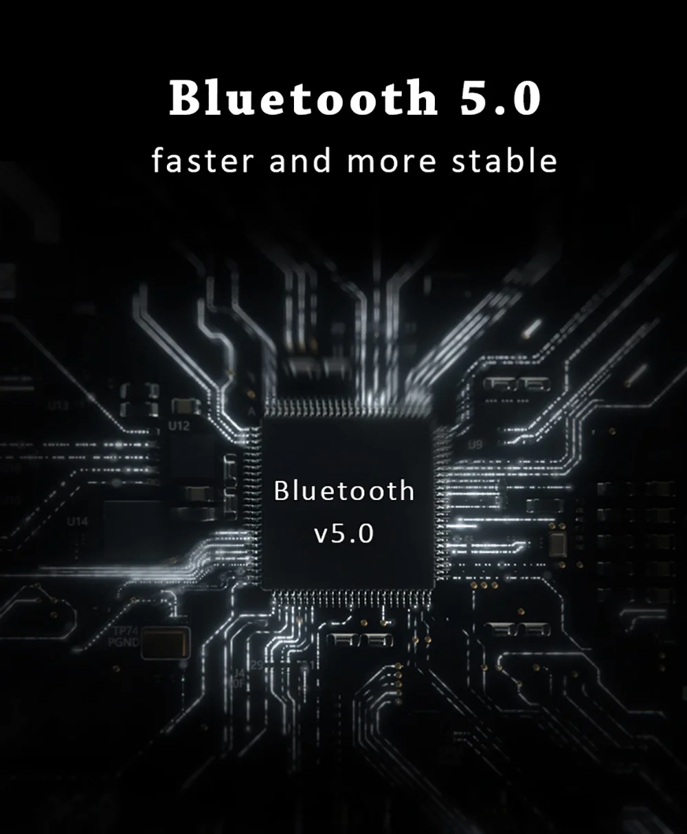 3D стерео звук Беспроводной Bluetooth V5.0 наушники Портативный наушники-вкладыши TWS с Беспроводной сенсорный вкладыши с зарядом Чехол спортивные бас гарнитура