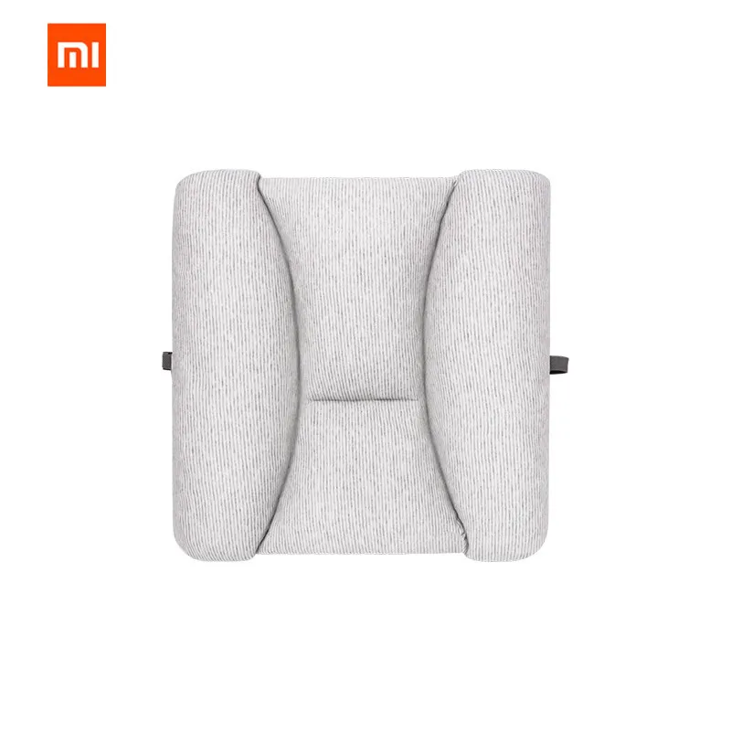 Xiaomi Mijia 8h поясничная подушка мягкая с эффектом памяти подушка для защиты поясницы для кемпинга офисного автомобиля - Цвет: Gray