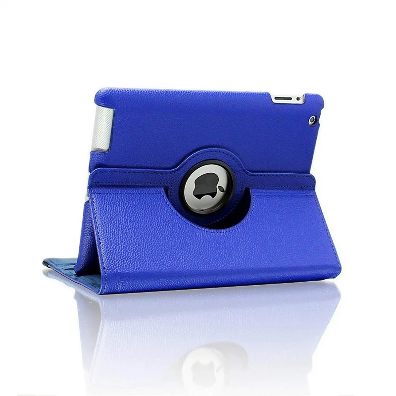for iPad 2 3 blue Магнитный откидной Чехол для iPad 2/3/4 Чехол-книжка из искусственной кожи чехол для iPad 2 3 подставка держатель чехол s Смарт планшет Капа A1395 A1396 A1430 - Цвет: for iPad 2 3 blue