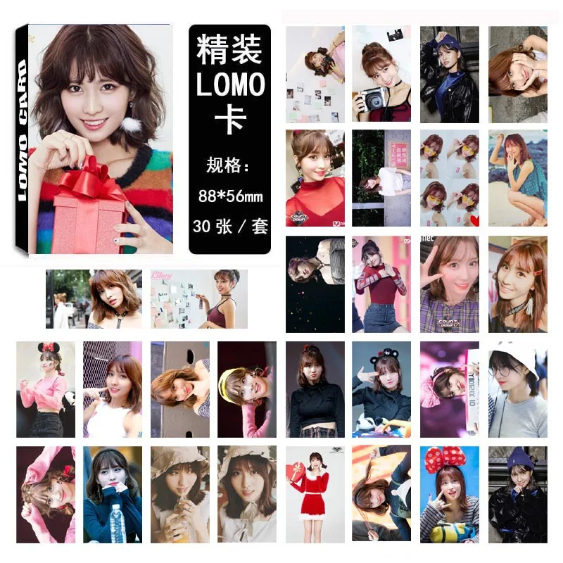 Новинка 30 шт./компл. фотооткрытка KPOP Twice Girls MOMO альбом 03 HD из ПВХ самодельная