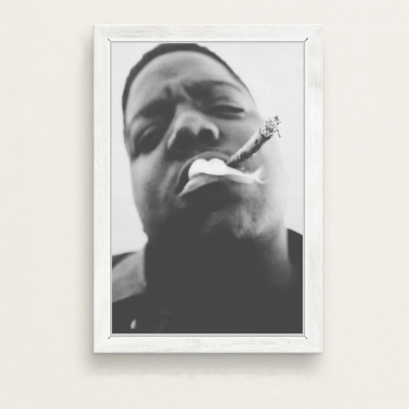 1 P300 пресловутый B.I.G Biggie Smells хип-хоп гангста рэп дым сигареты художественная живопись Шелковый Холст плакат настенный домашний декор - Цвет: 1
