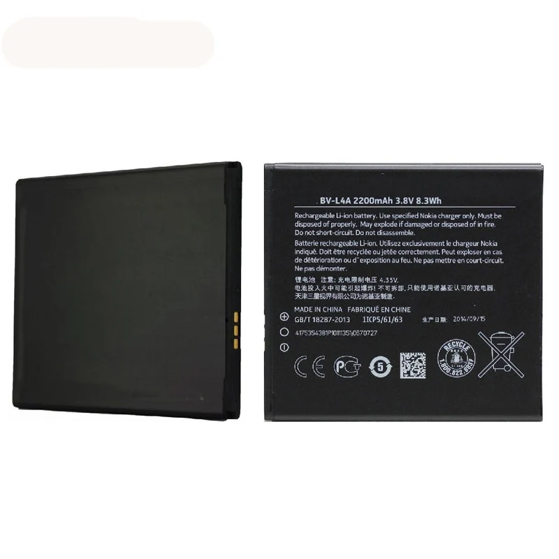 

Original BV-L4A Phone battery for Nokia RM-985 RM-984 Lumia 830 2200mAh