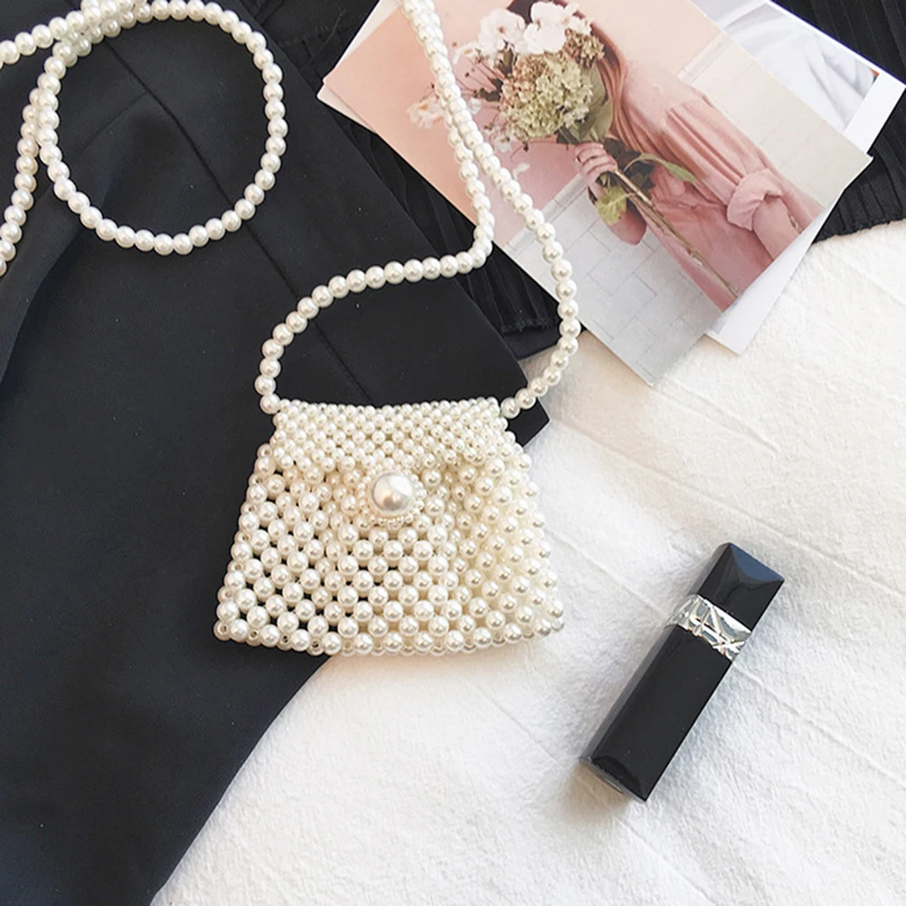 Для женщин сумки ручной жемчужные сумочки Lady beaded сумка Для женщин вечерние Винтаж подвеска на сумку мини ручная сумка через плечо