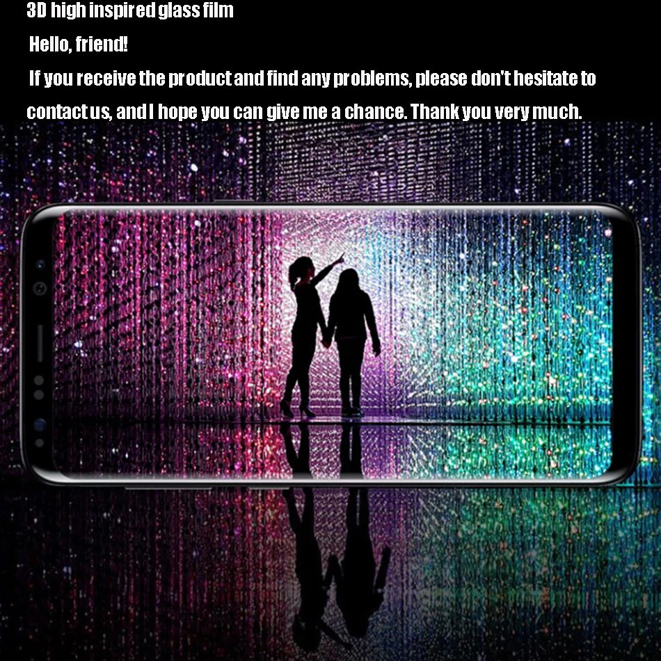 Tempered Glass for Samsung Galaxy S9 Plus Screen Protector on the 3D Note 8 Protective S8 S7 Edge | Мобильные телефоны и